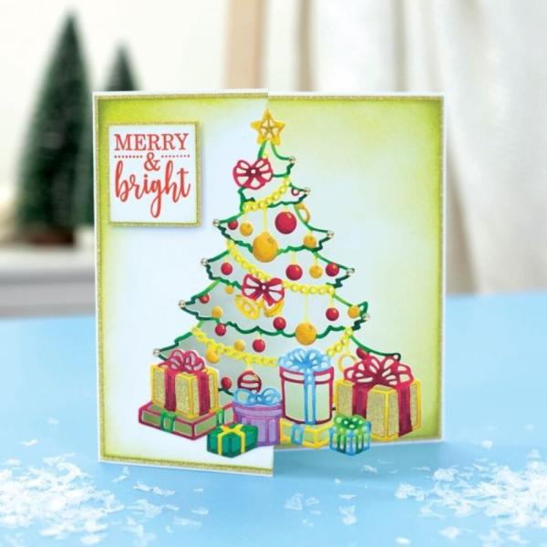 Gemini - Stanzschablone "Under The Tree" Half Create a Card Dies