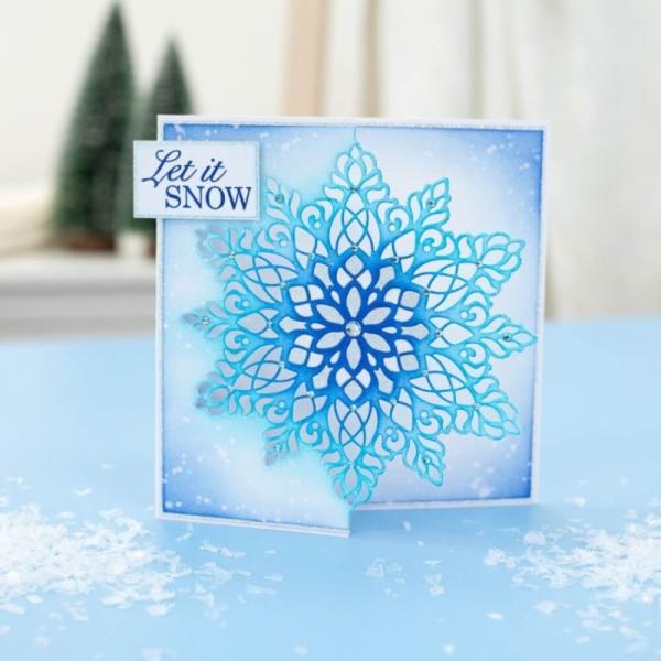 Gemini - Stanzschablone "Snowflake" Half Create a Card Dies