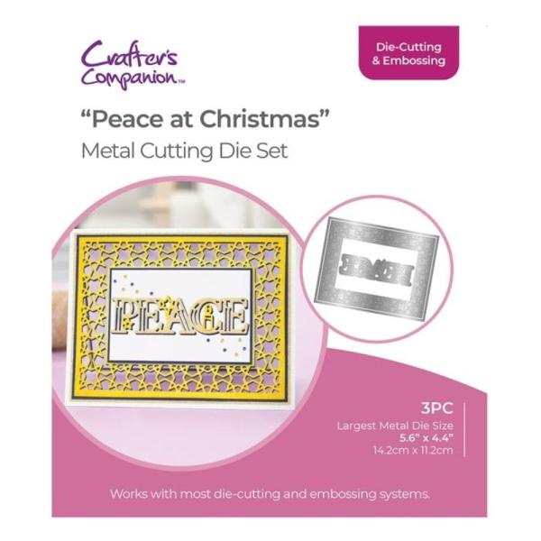 Gemini - Stanzschablone "Peace at Christmas " Frames & Sentiments Dies