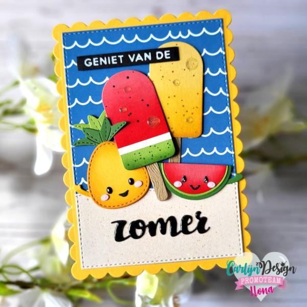 Carlijn Design - Stanzschablone "Popsicle Smiles" Dies 