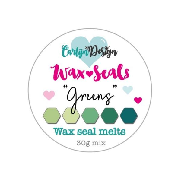 Carlijn Design - Wachsperlen "Greens" Wax Seal Melts 30g