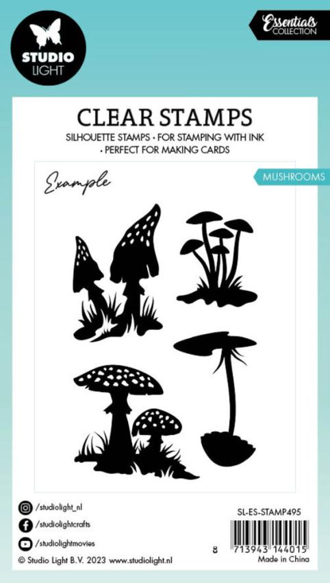 Studio Light - Stempelset "Mushrooms" Clear Stamps