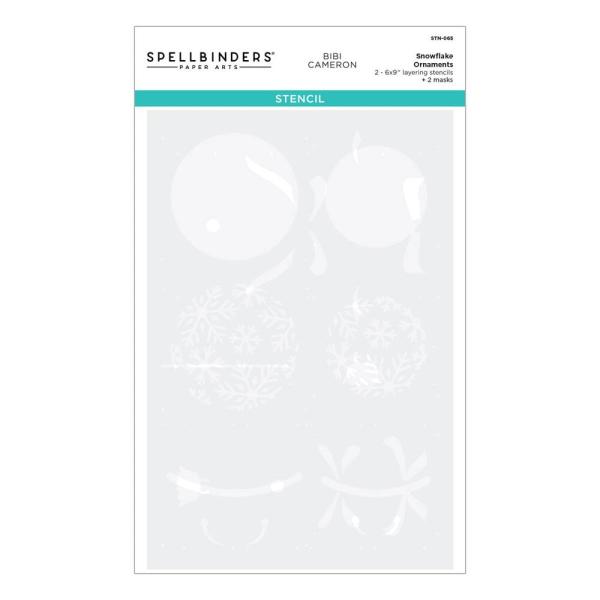 Spellbinders - Schablone "Snowflake Ornaments" Layered Stencil