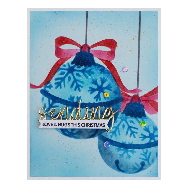 Spellbinders - Schablone "Snowflake Ornaments" Layered Stencil