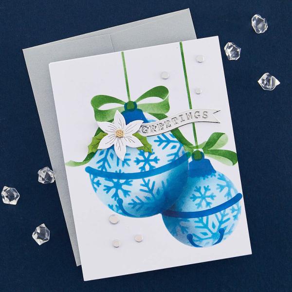 Spellbinders - Schablone "Snowflake Ornaments" Layered Stencil