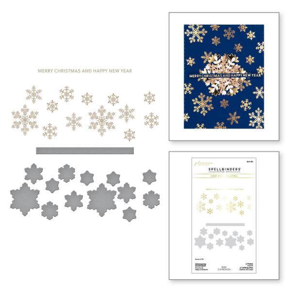 Spellbinders - Glimmer Hot Foil Plate & Dies "Snowflakes"