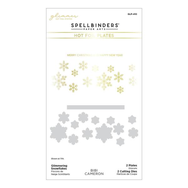 Spellbinders - Glimmer Hot Foil Plate & Dies "Snowflakes"