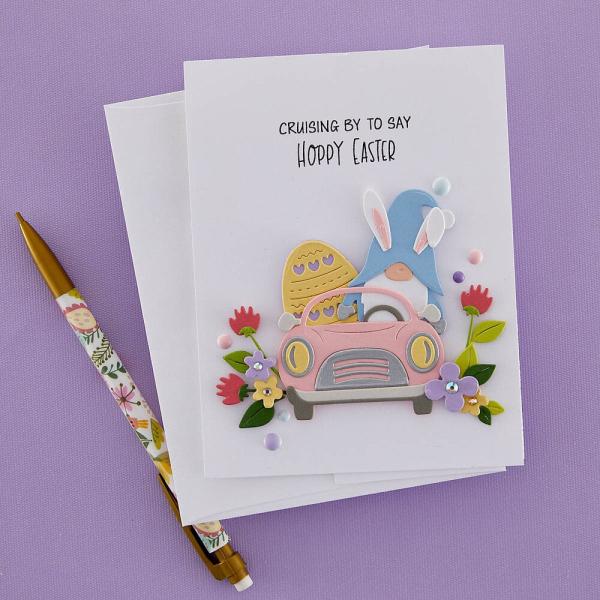 Spellbinders - Stanzschablone "Gnome Drive Spring" Dies