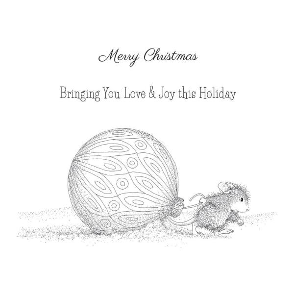 Spellbinders - Gummistempel Set "Bringing Christmas to You" Cling Stamp