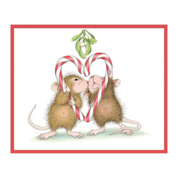 Spellbinders - Gummistempel Set "Mistletoe Kiss" Cling Stamp