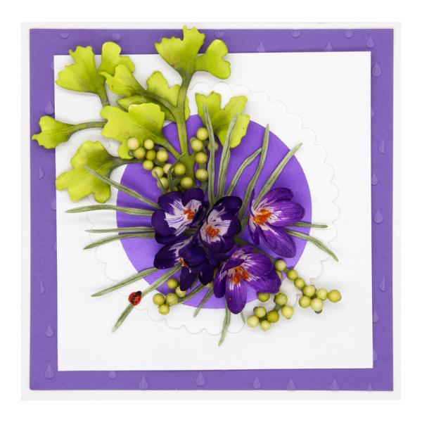 Spellbinders - Stanzschablone "Crocus and Ladybugs" Dies