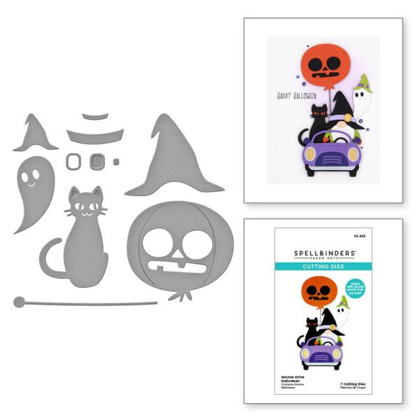 Spellbinders - Stanzschablone "Gnome Drive Halloween" Dies