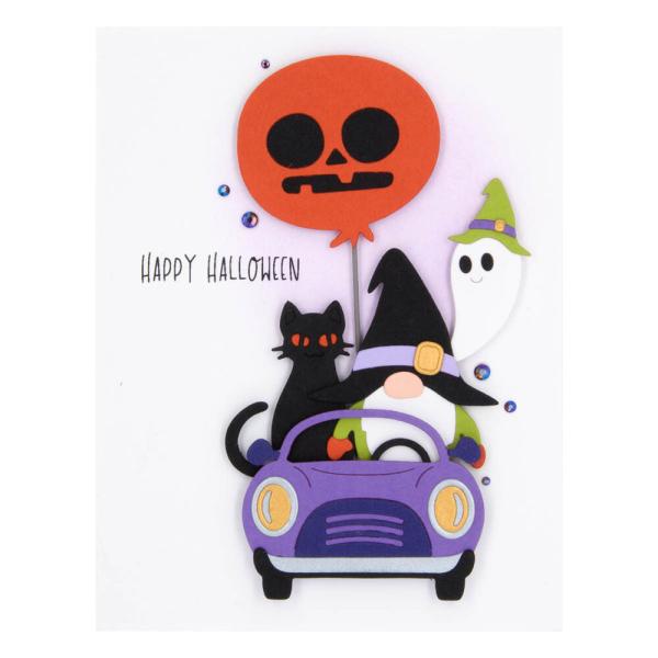 Spellbinders - Stanzschablone "Gnome Drive Halloween" Dies