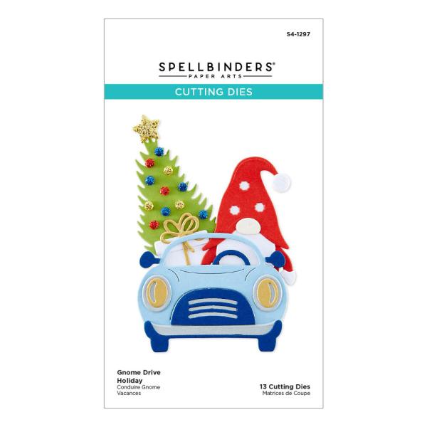 Spellbinders - Stanzschablone "Gnome Drive Holiday" Dies