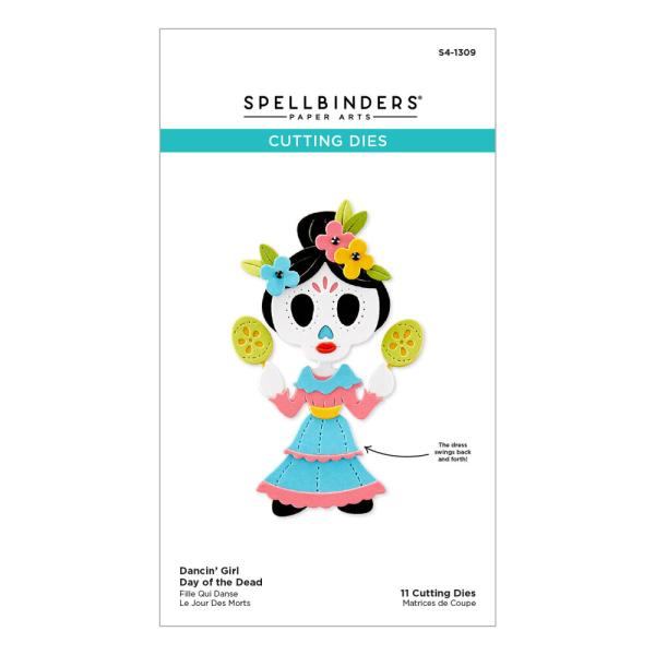 Spellbinders - Stanzschablone "Dancin' Day of the Dead Girl" Dies