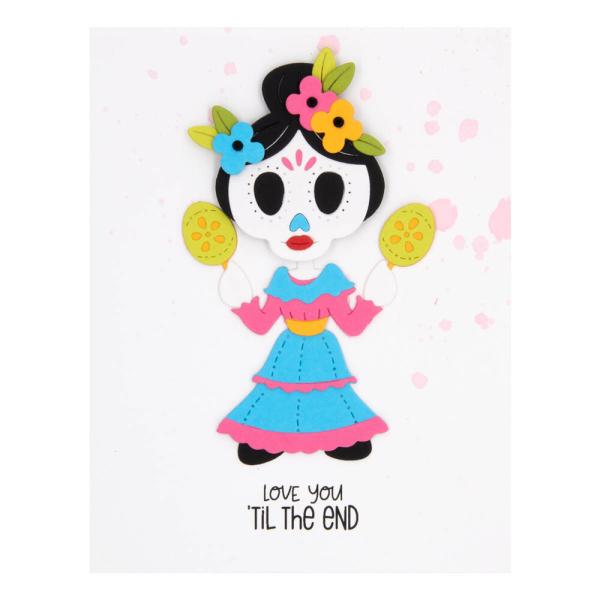 Spellbinders - Stanzschablone "Dancin' Day of the Dead Girl" Dies