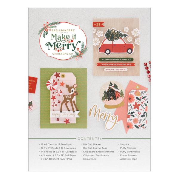 Spellbinders - Bastelkit "Make It Merry" Cardmaking Kit 2023