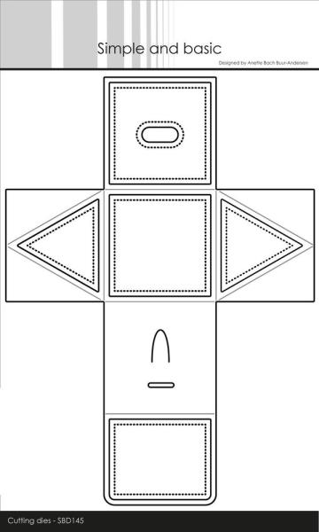 Simple and Basic - Stanzschablone 14,8x20,4 cm "Little Box" Dies