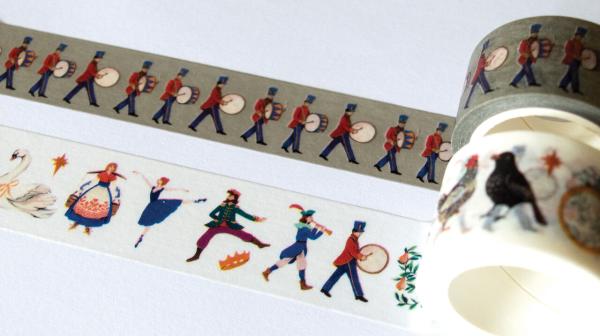 Craft Consortium - Decorative Tape "12 Days of Christmas" Washi Tape 