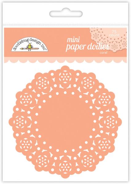 Doodlebug Design - Doilies Mini "Coral" 