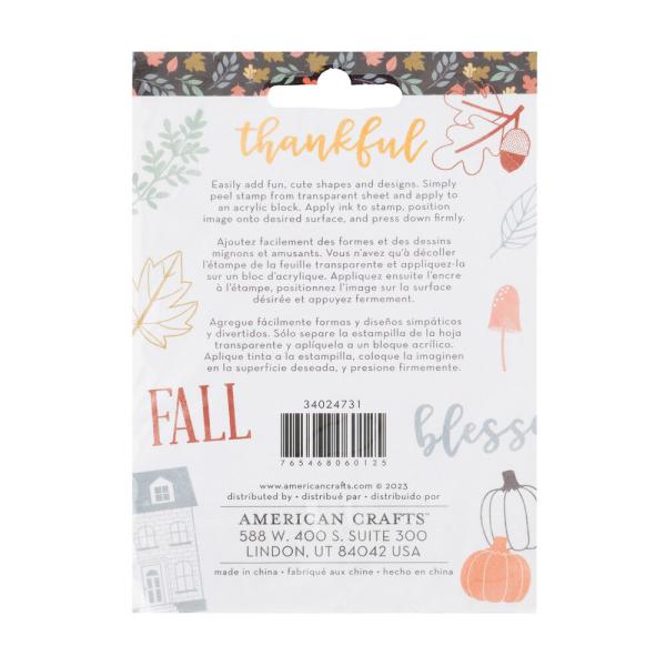 American Crafts - Stempelset "Farmstead Harvest" Clear Stamps