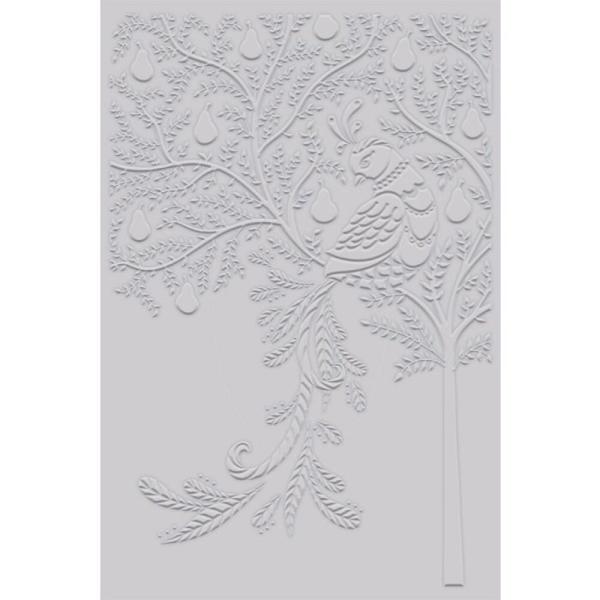 Crafters Companion - Prägefolder "Partridge in a Pear Tree" 2D Embossingfolder