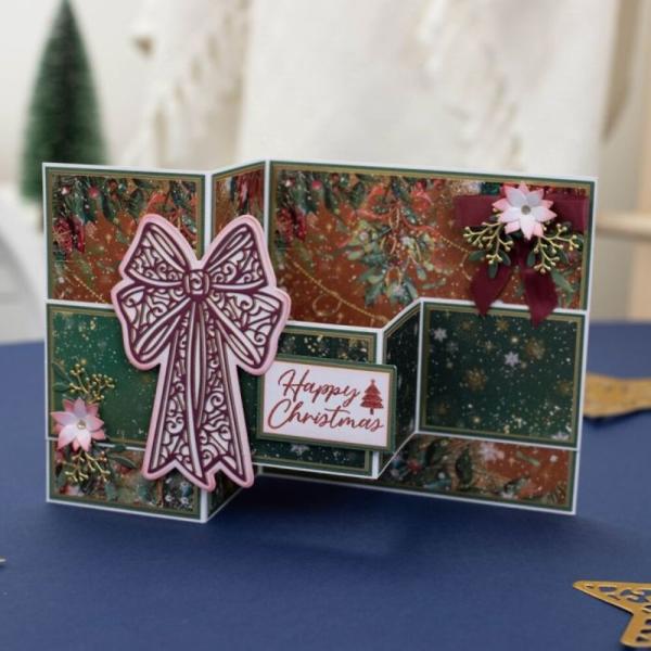 Crafters Companion - Stanzschablone "Vintage Christmas Bow" Dies