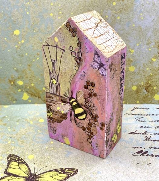 IndigoBlu - Gummistempel Set "Giant Bee" A6 Rubber Stamp