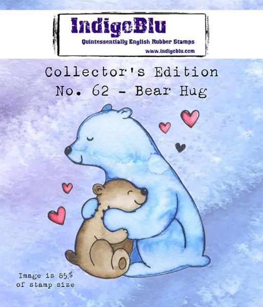 IndigoBlu - Gummistempel "Bear Hug" Rubber Stamp