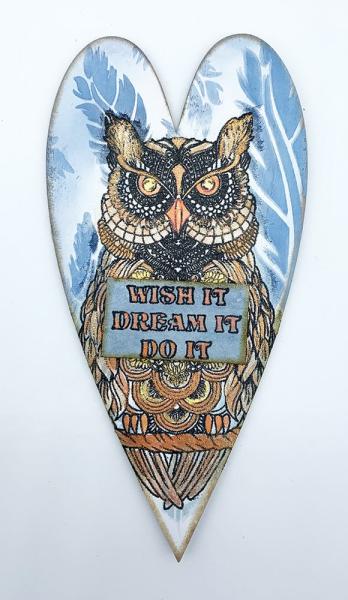 IndigoBlu - Gummistempel Set "Owl Tales" A5 Rubber Stamp