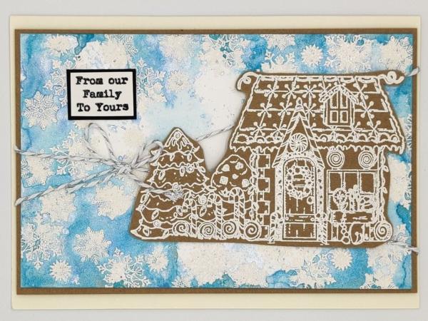 IndigoBlu - Gummistempel "Gingerbread House" A6 Rubber Stamp