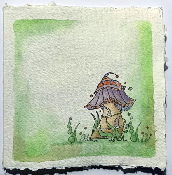 IndigoBlu - Gummistempel "Magical Mushroom" Rubber Stamp