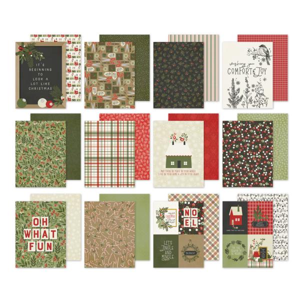 Simple Stories - Designpapier "The Holiday Life" Paper Pack 6x8 Inch - 24 Bogen