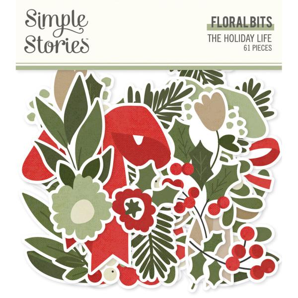 Simple Stories - Stanzteile "The Holiday Life Floral" Bits & Pieces 