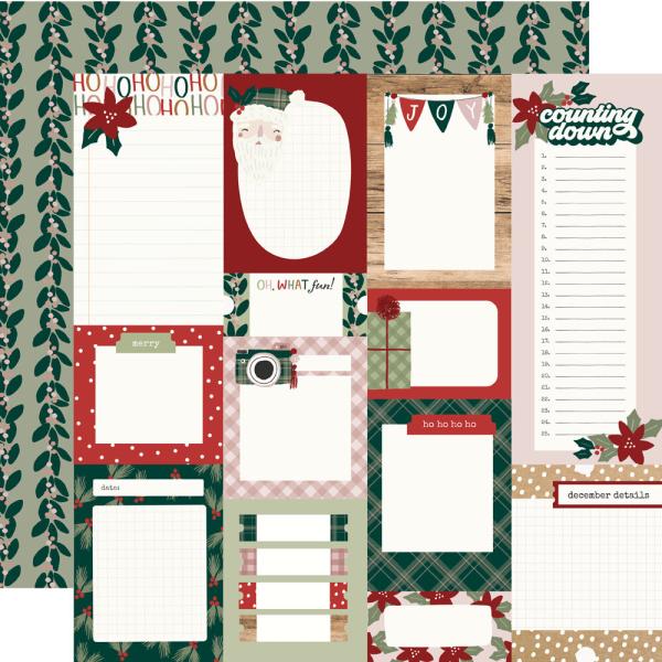 Simple Stories - Collections Kit "Boho Christmas" 12 Bogen Designpapier