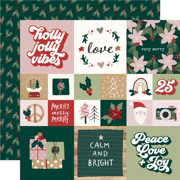 Simple Stories - Collections Kit "Boho Christmas" 12 Bogen Designpapier