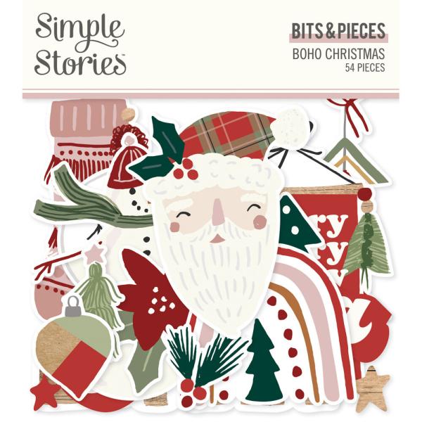 Simple Stories - Stanzteile "Boho Christmas" Bits & Pieces 