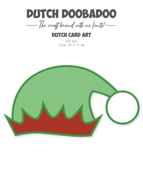 Dutch Doobadoo - Schablone A5 "Elf Hat" Stencil - Dutch Card Art