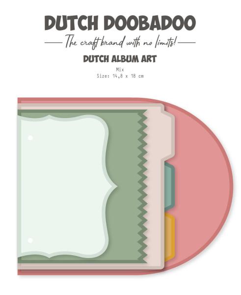 Dutch Doobadoo - Schablone "Album Mix" Stencil - Dutch Card Art