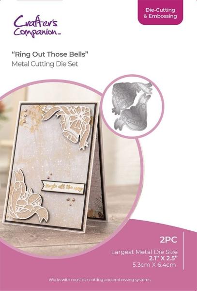 Crafters Companion - Schneide & Prägefolder "Ring Out Those Bells" Cut & Emboss Folder