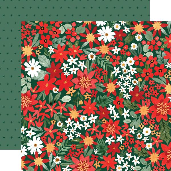 Carta Bella - Designpapier "Joyful Christmas Flora" Collection Kit 12x12 Inch - 12 Bogen  