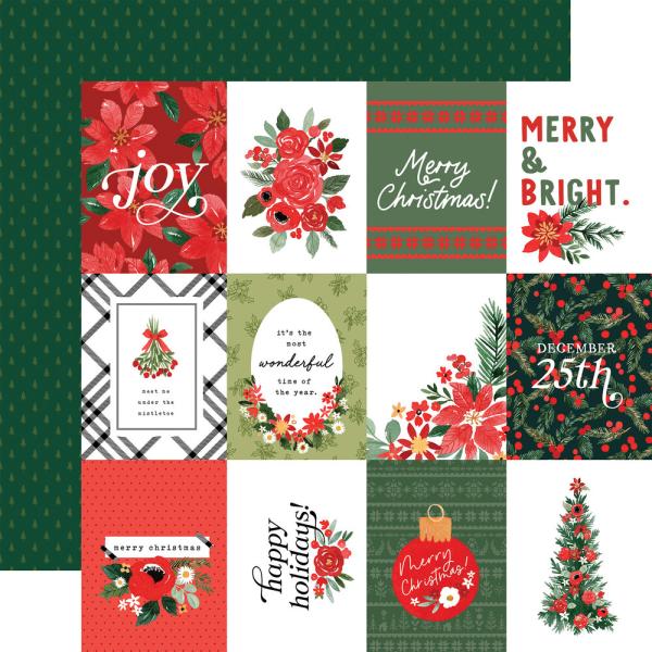 Carta Bella - Designpapier "Merry Christmas Flora" Collection Kit 12x12 Inch - 12 Bogen  