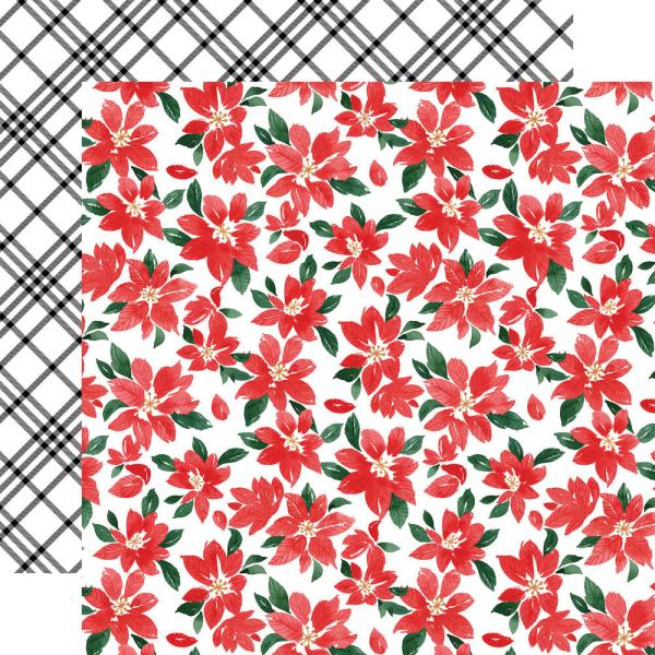 Carta Bella - Designpapier "Merry Christmas Flora" Paper Pad 6x6 Inch - 24 Bogen