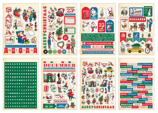 Carta Bella - Aufkleber "Season's Greetings" Sticker Book