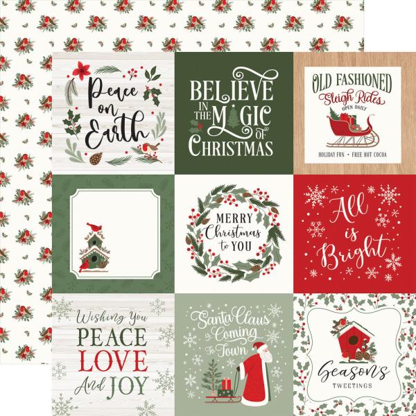 Echo Park - Designpapier "Christmas Time" Collection Kit 12x12 Inch - 12 Bogen