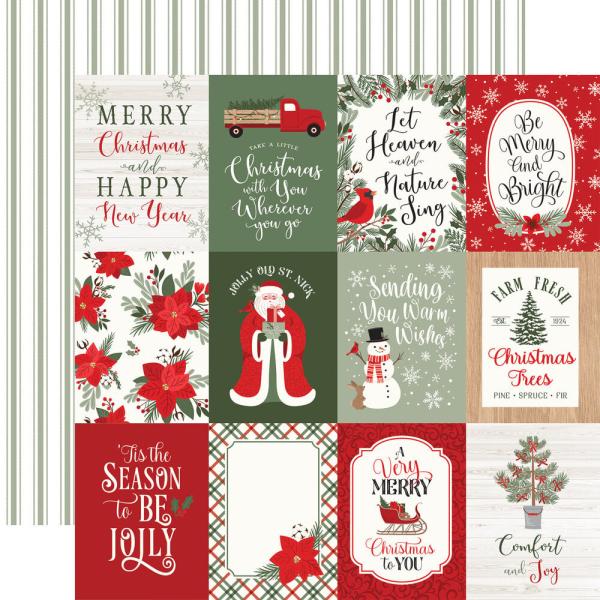 Echo Park - Designpapier "Christmas Time" Paper Pack 6x6 Inch - 24 Bogen