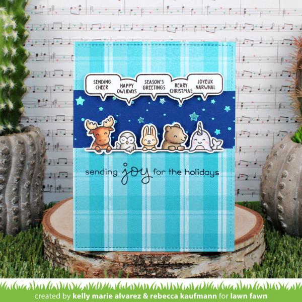 Lawn Fawn - Stempelset "Simply Celebrate Winter Critters" Clear Stamps