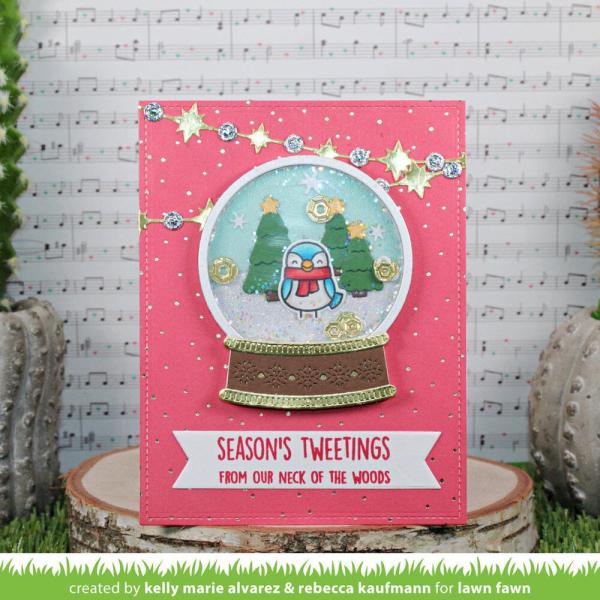 Lawn Fawn - Stempelset "Winter Birds" Clear Stamps