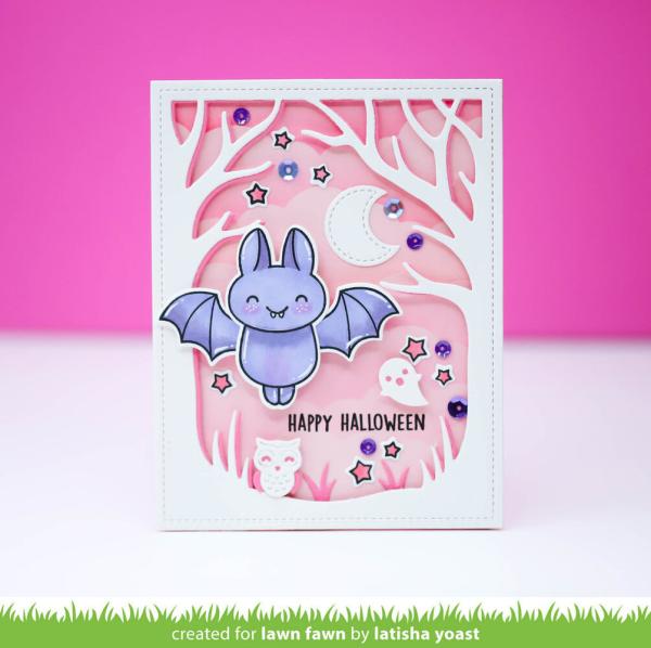 Lawn Fawn - Stempelset "Batty For You" Clear Stamps