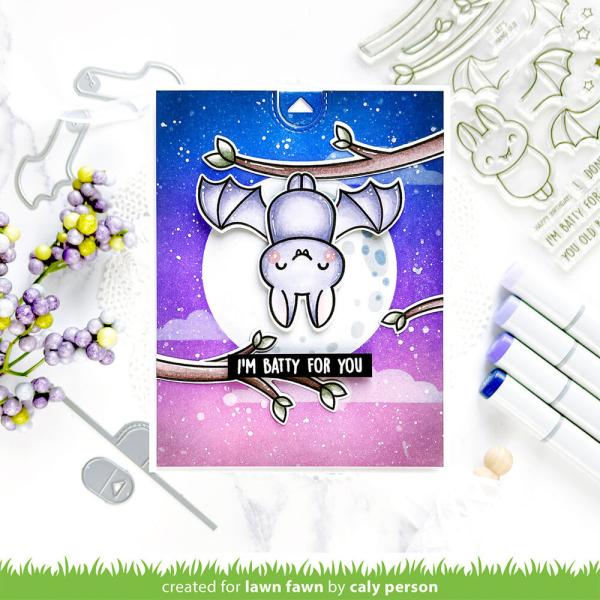 Lawn Fawn - Stempelset "Batty For You" Clear Stamps